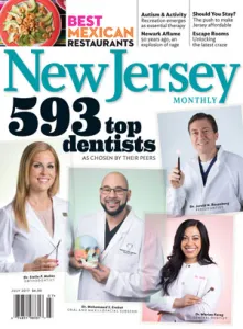 New Jersey Monthly Top Dentists magazine cover